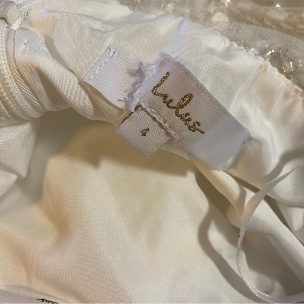 NWOT Lulus True Love Luxe White Beaded Rhinestone Maxi Dress - Picture 10 of 16